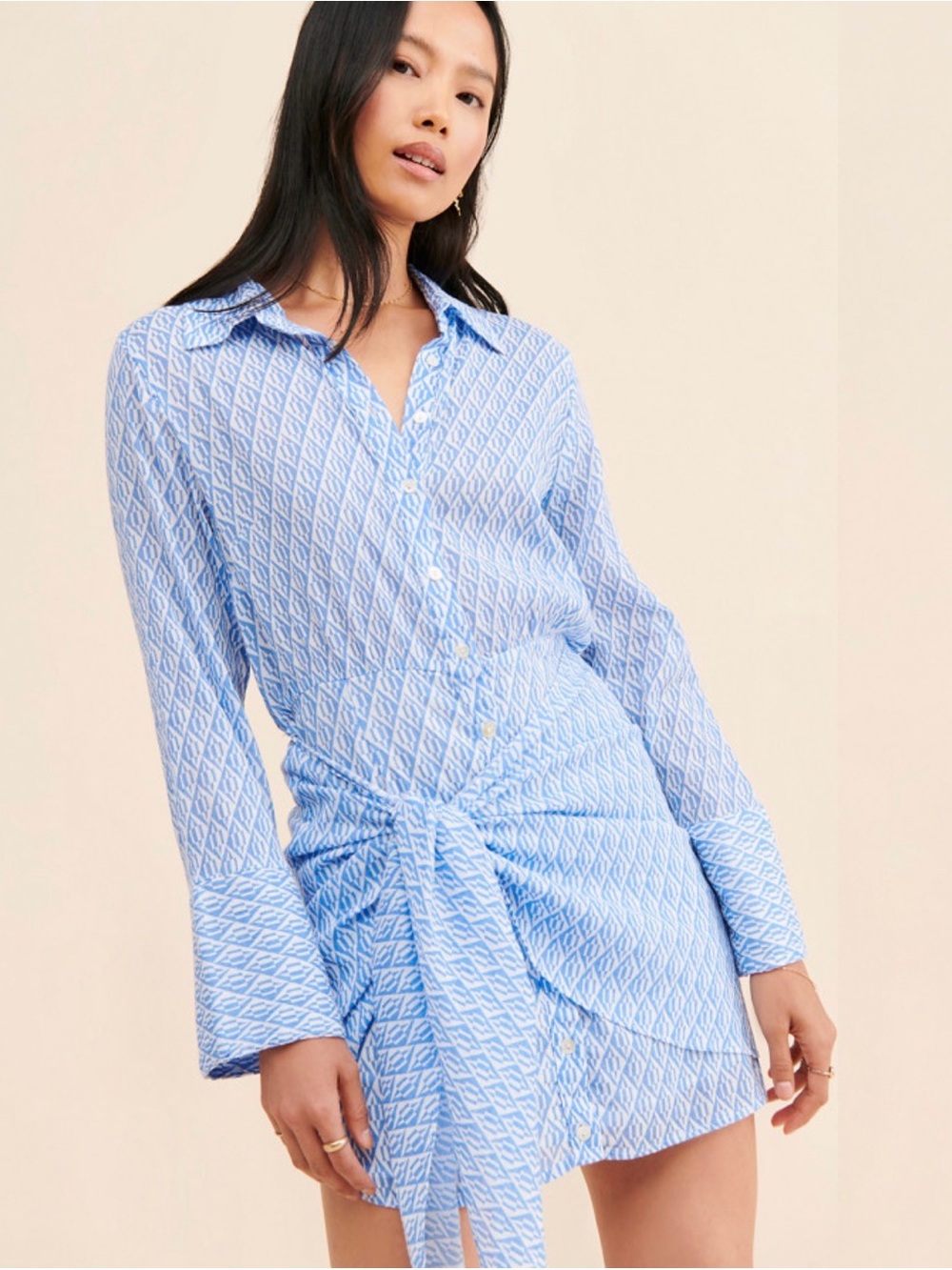 Free People Rillo Mini Shirtdress